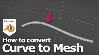 Blender Curve to Mesh with Shortcut