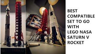 Best Brick Set to Go with the LEGO Saturn V? ENBRIC NASA SATURN V LAUNCH TOWER REVIEW