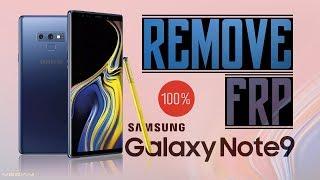 Bypass Google Account SAMSUNG GALAXY NOTE 9 Without Computer Last version