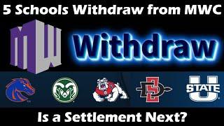 Five Members Officially Withdraw from the Mountain West - Is a Settlement with the PAC-12 Next?
