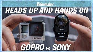GoPro HERO4 Black vs Sony FDR-X1000V 4K Action Cam - HANDS ON