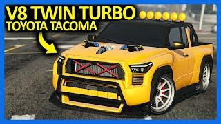 GTA 5 Online : The Twincharged V8 Toyota Tacoma! (GTA Online Money Fronts Update)
