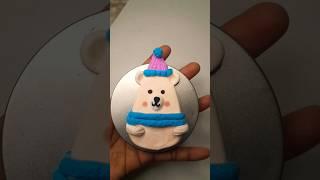 ️ ️ How make a snow bear #diy #art #popular #craft #shortsvideo #shortsviral