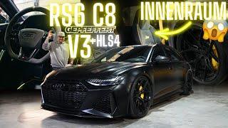 RS6 C8 Innenraum besser als Audi Exclusiv ?! gepfeffert V3 mit HLS4 Dropkit