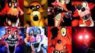 45 FOXY JUMPSCARES! | FNAF Fan Games