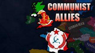 The Allies Are Becoming Communists - HOI4 AI Only WW2 Timelapse