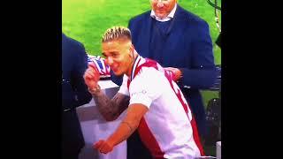 Iconic celebration by mazraoui and antony  #footballshorts #football #youtubeshorts