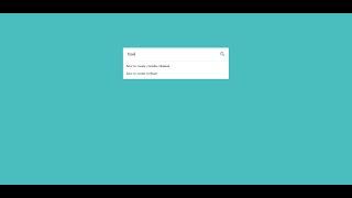 Auto Complete Suggestion Box using HTML, CSS & JS