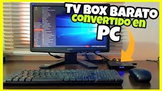 CONVIERTO TV BOX en un PC muy BARATO! AMLOGIC S905W ARMBIAN, RETRO GAMING, LINUX , P281