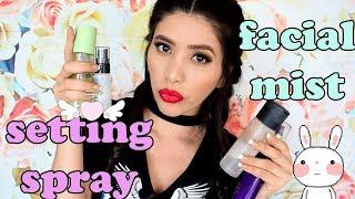 Hablemos de SPRAY FIJADORES y SKIN MIST| Setting Spray