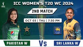 PAK W vs SL W Dream11 Team | Women's T20 WC Pakistan Women vs Sri Lanka Women 2nd Match Prediction