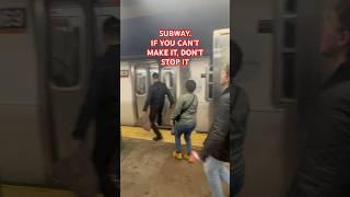SUBWAY. IF YOU CAN’T MAKE IT, DON’T STOP IT#shorts #youtubeshorts #youtube #viralvideo #video #short