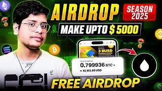  Earn Freee Gauranteed 5000$ From Airdrops | Biggest Crypto Airdrop of 2024 | Best Airdrop 2024