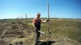 How to fix poles for fence before concreting 2 ways