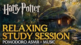 Relaxing Pomodoro Magic  Harry Potter Study Session ️ Hogwarts ASMR Sounds Productivity Timer