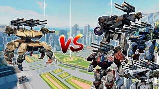 WR New Titan Devourer VS All Titans Comparison |WAR ROBOTS|