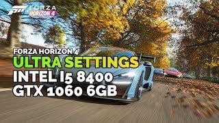 Forza Horizon 4 ULTRA SETTINGS on i5 8400 + GTX 1060 6GB