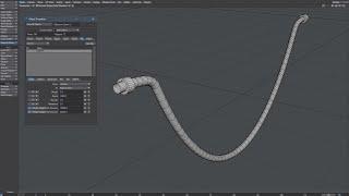 LightWave ClothFX - Cable Pipe Rope - Metalink