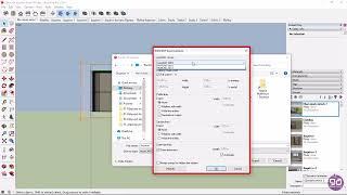 5-7 Export From SketchUp to AutoCAD file (SketchUp Tutorials)