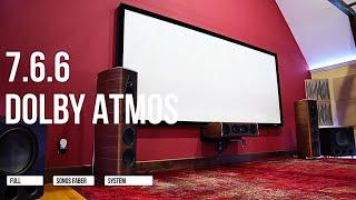 WICKED 7.6.6 Dolby Atmos Sonus Faber Theater w/ MASSIVE 150" Ultra Wide 4K Screen