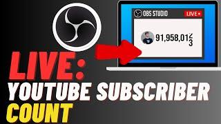 How To Show Live YouTube Subscriber Count In OBS | Sub Count OBS