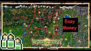 WYNNCRAFT new MONEY-Lootrun || 10min Lootrun - Valuable ITEMS || (lvl 60- 70 Lootrun) LE-Farm