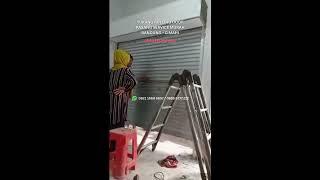 pintu garasi otomatis rolling door tiga dara teknik