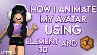 Tutorial #1: How I animate my avatar using element 3D + Mixamo // Roblox // Asteria