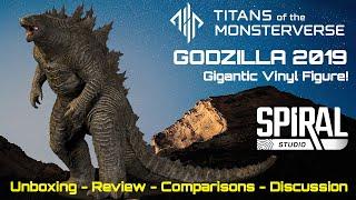 Spiral Studio Godzilla 2019 Titans of the Monsterverse Gigantic Vinyl Figure Unboxing and Review!