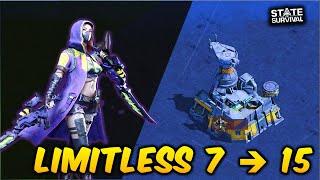 BEST ATTACK HEROES Limitless 7 to 15 FULL GUIDE: State of Survival OUTDATED