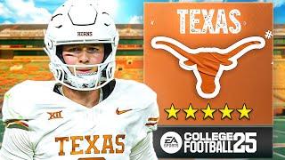 I made the Texas Longhorns a DYNASTY on College Football 25