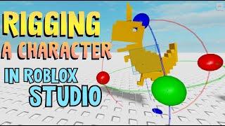 TUTORIAL HOW TO RIG A CUSTOM CHARACTER IN ROBLOX STUDIO using RigEdit Plus RIGGING IN ROBLOX AZAOTL