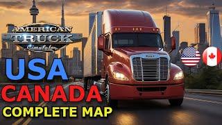 American Truck Simulator - Coast to Coast and CanaMania Map Mod Tutorial