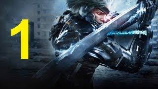 Metal Gear Rising Revengeance - Walkthrough part 1 gameplay walkthrough raiden let's play