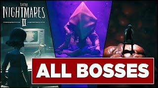 LITTLE NIGHTMARES 2 ALL BOSSES - BOSS FIGHT AND CUTSCENES GAME MOVIE