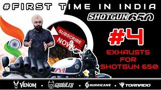 Royal Enfield Shotgun 650 Exhaust Sound | Performance Exhaust for Shotgun 650 