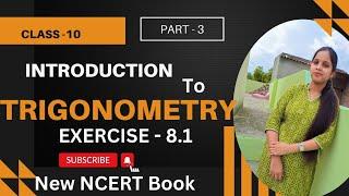 Trigonometry Class 10 Maths Chapter 8 | 10th class math Ex -  8.1 Q 8,9