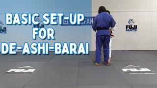 Basic set-up for de-ashi-barai