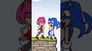 Sonic Saves Amy With a High Jump #shorts #sonic #story #animation