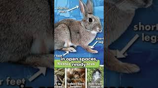 Hare vs Rabbit: A Quick Comparison  #fascinatingcreatures #funfacts #facts #animals