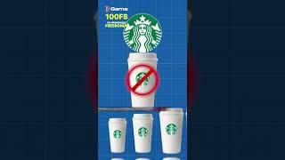  Почему в STARBUCKS такие большие стаканы? #shorts