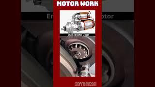 Starter Motors Work #solidworks #3danimations #3dmodeling #shorts