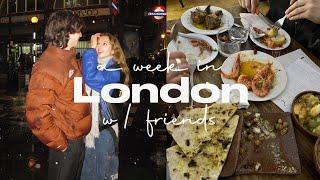 my week in london | hanging out with friends, shopping & snow!