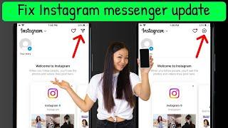 How To Fix messenger icon not showing on Instagram iPhone Instagram messenger update not showing iOS