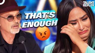 Howie Made the Contestant CRY! | America's Got Talent