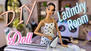 DIY Doll Laundry Room | DIY Washing Machine | DIY Iron and Ironing Board and LOTS MORE