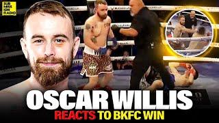 Oscar Willis REACTS to  HUGE TKO WIN at BKFC Spain, Talks Dan Hooker in Corner, Celebrations + MORE!