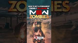 How to get a FRIENDLY Hellhound in MODERN WARFARE 3 Zombies! #mw3 #shorts