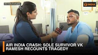 Air India Crash: Sole Survivor Vishwash Ramesh Recounts Tragedy
