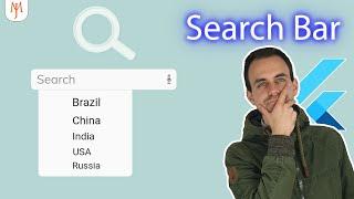 Flutter Tutorial - Search Bar Field In AppBar [2022]